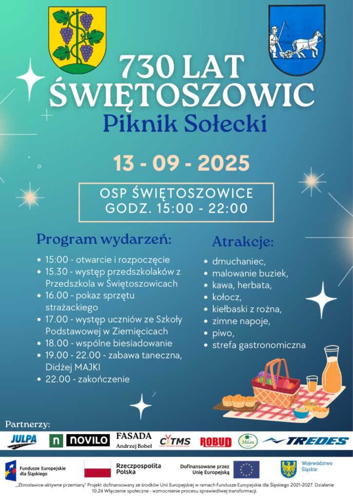 Plakat 730 lat Świętoszowic
